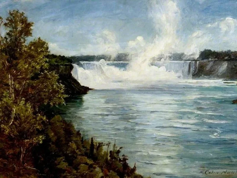 1841-Colin Hunter - Cascate del Niagara - Centro risorse dei musei di Glasgow